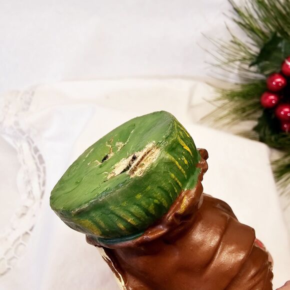 Vintage Joseph & Mother Mary Figurines Paper Mache Christmas Nativity Manger - Picture 6 of 10